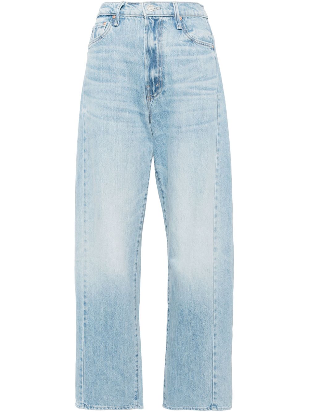 MOTHER The Half-Pipe Flood high-rise wide-leg jeans - Blue von MOTHER