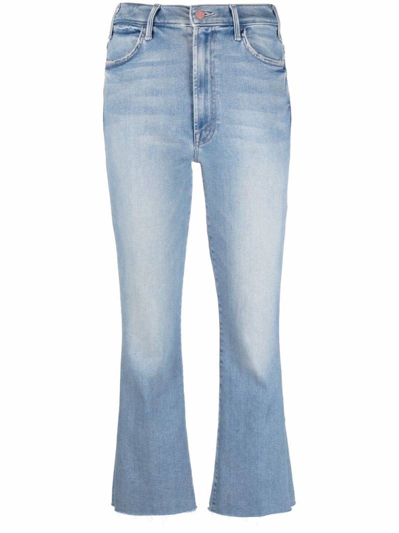 MOTHER The Hustler cropped jeans - Blue von MOTHER