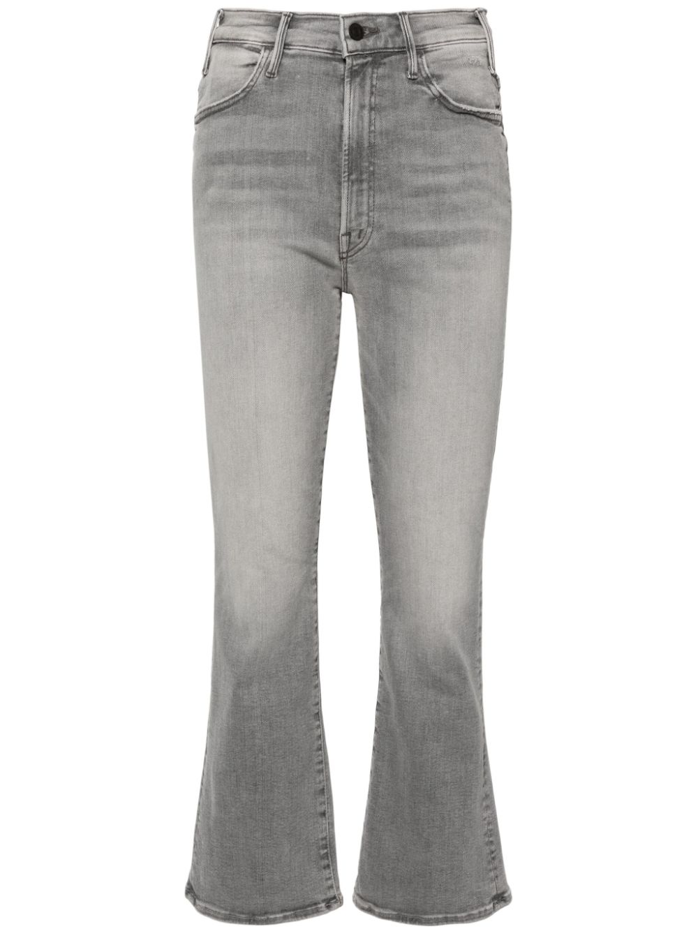 MOTHER The Hustler mid-rise flared jeans - Grey von MOTHER