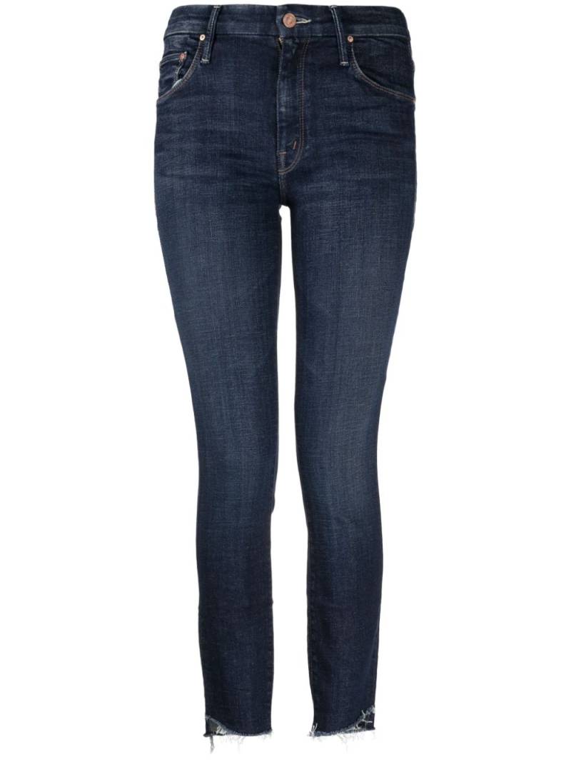 MOTHER The Looker mid-rise skinny jeans - Blue von MOTHER