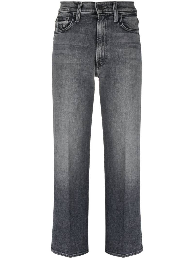 MOTHER The Rambler Zip Flood straight-leg jeans - Grey von MOTHER