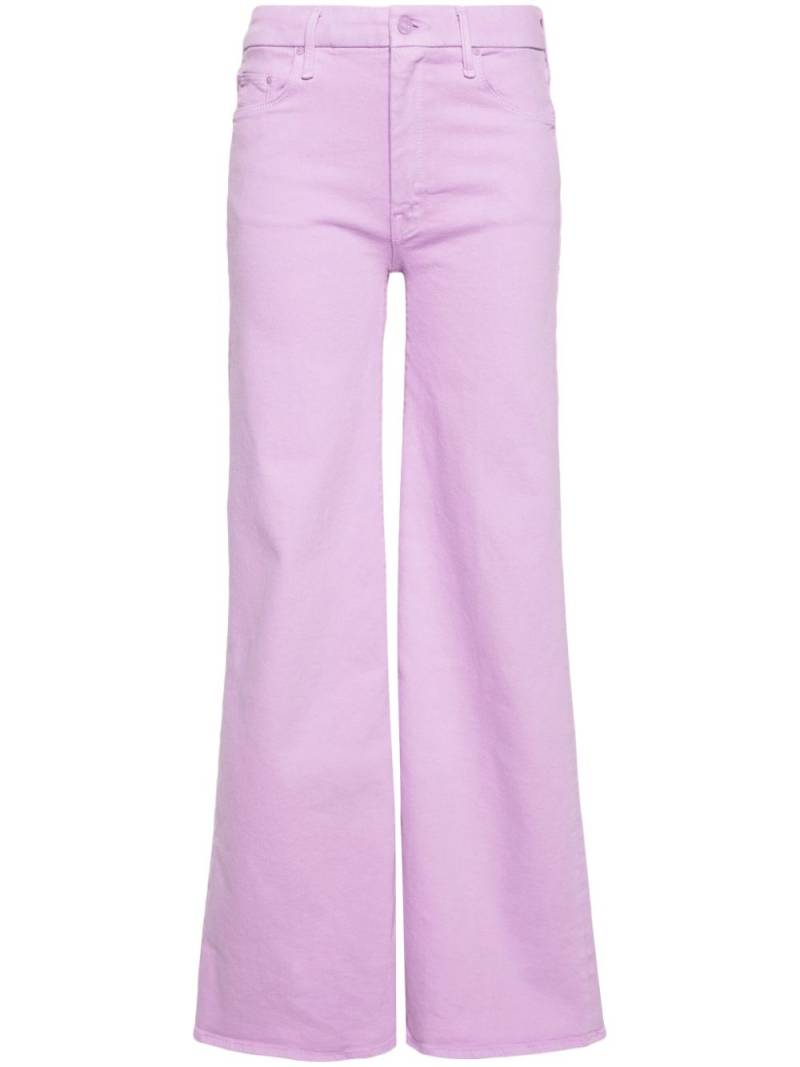 MOTHER The Roller Sneak flared jeans - Purple von MOTHER