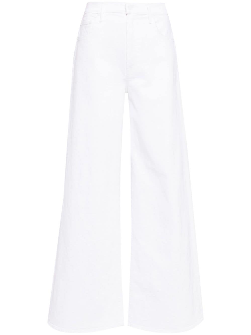 MOTHER The Undercover wide-leg jeans - White von MOTHER