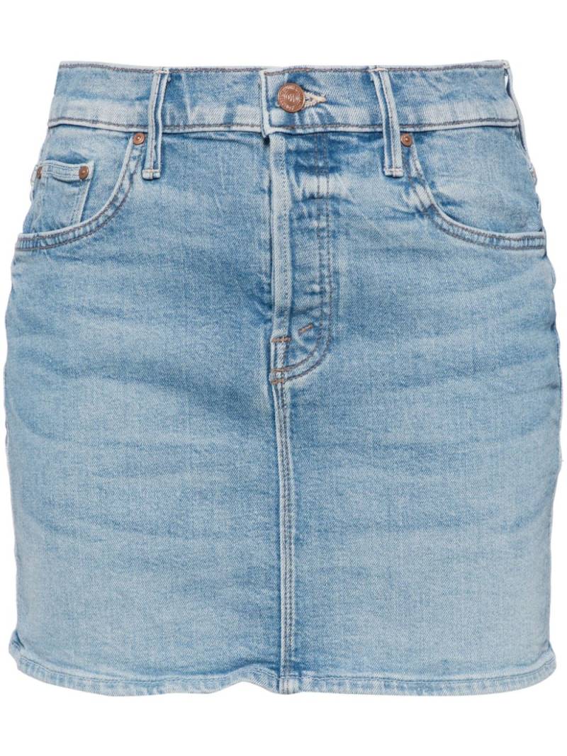 MOTHER The Vagabond denim mini skirt - Blue von MOTHER