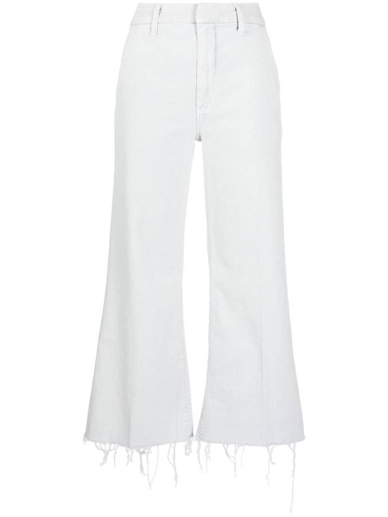 MOTHER The Weekender cropped jeans - Blue von MOTHER