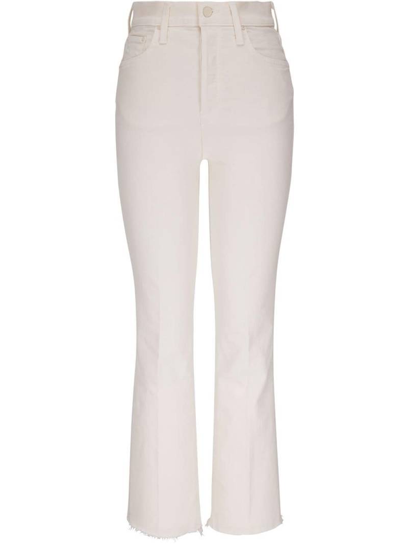 MOTHER cropped bootcut jeans - White von MOTHER