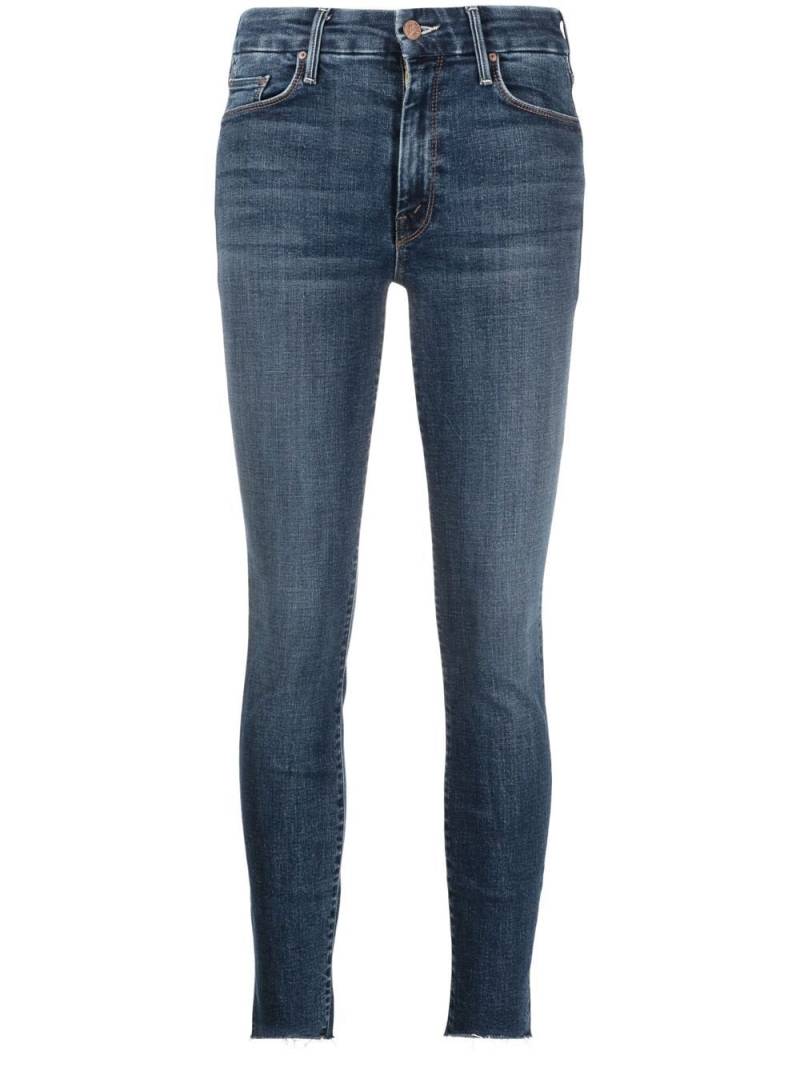 MOTHER distressed skinny jeans - Blue von MOTHER