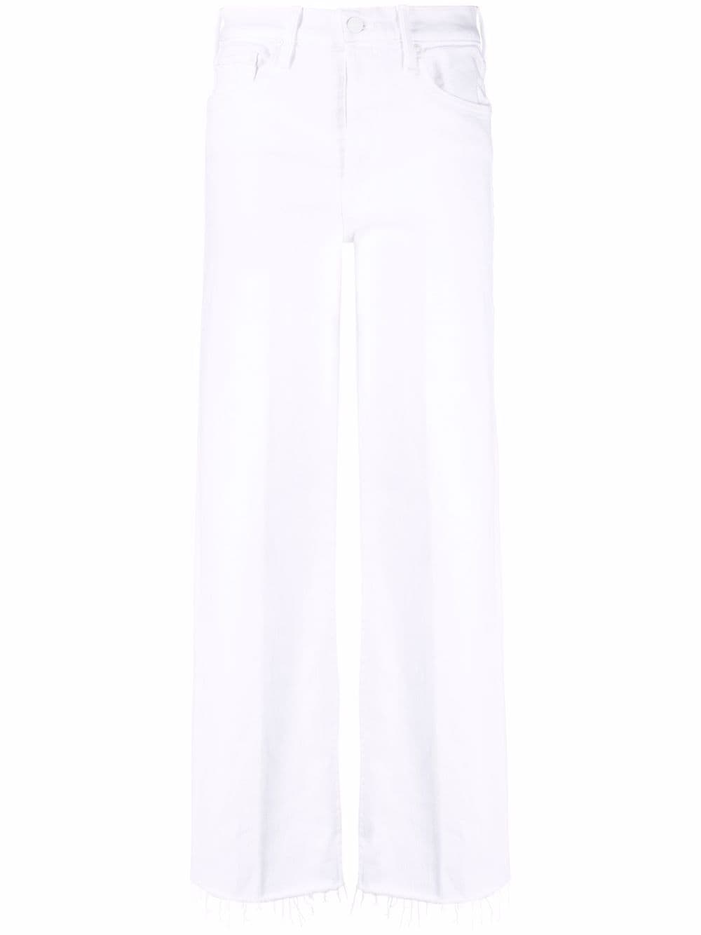 MOTHER high-rise straight-leg jeans - White von MOTHER