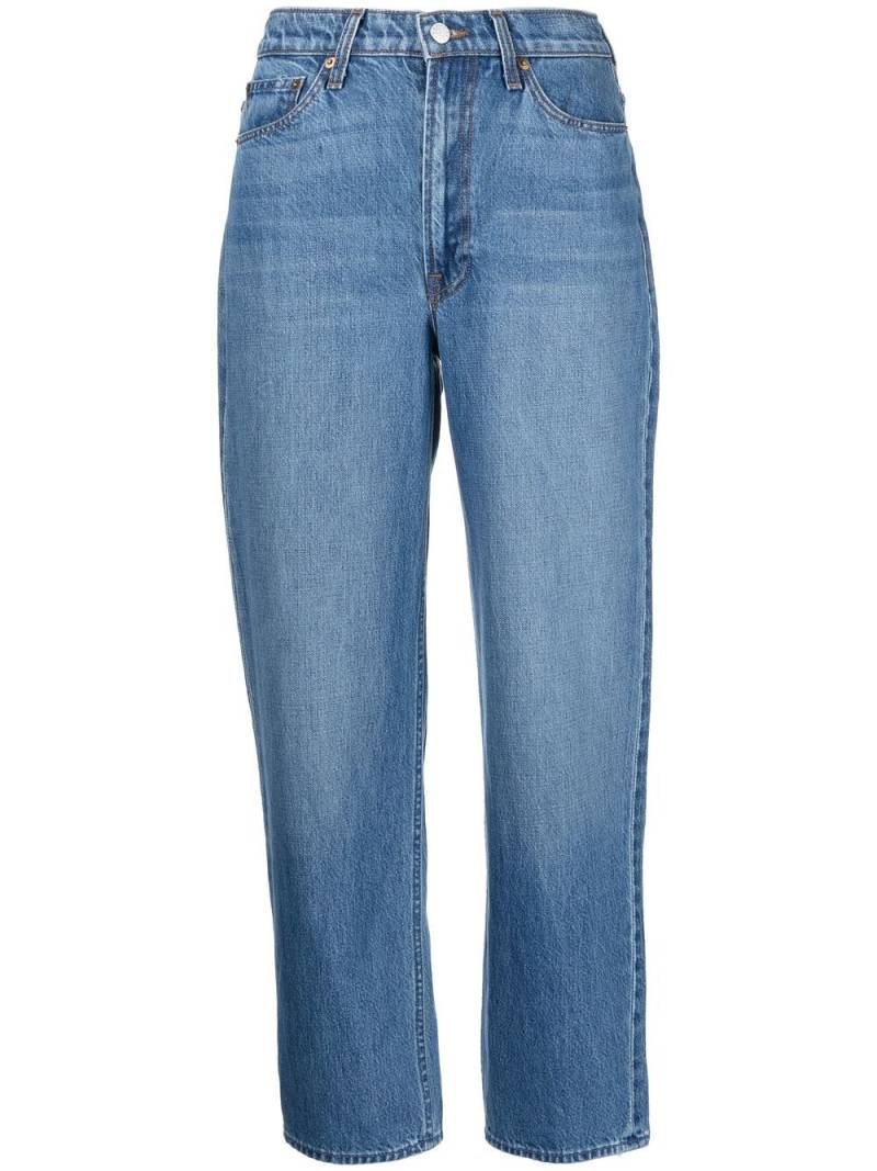 MOTHER high-waist straight-leg jeans - Blue von MOTHER