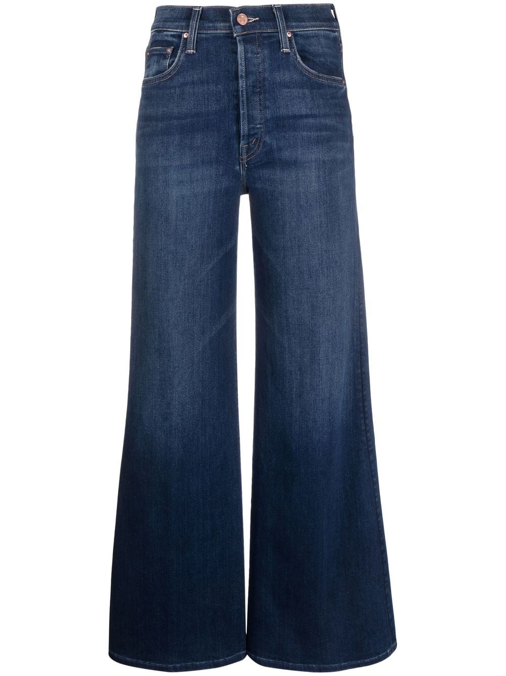 MOTHER high-rise wide-leg jeans - Blue von MOTHER