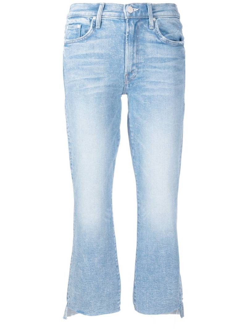 MOTHER high-waisted cropped jeans - Blue von MOTHER