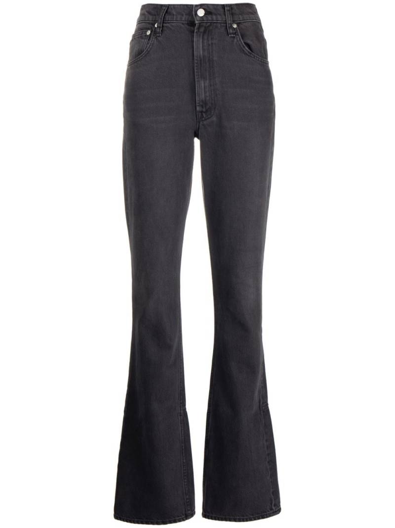 MOTHER high-rise flared jeans - Grey von MOTHER