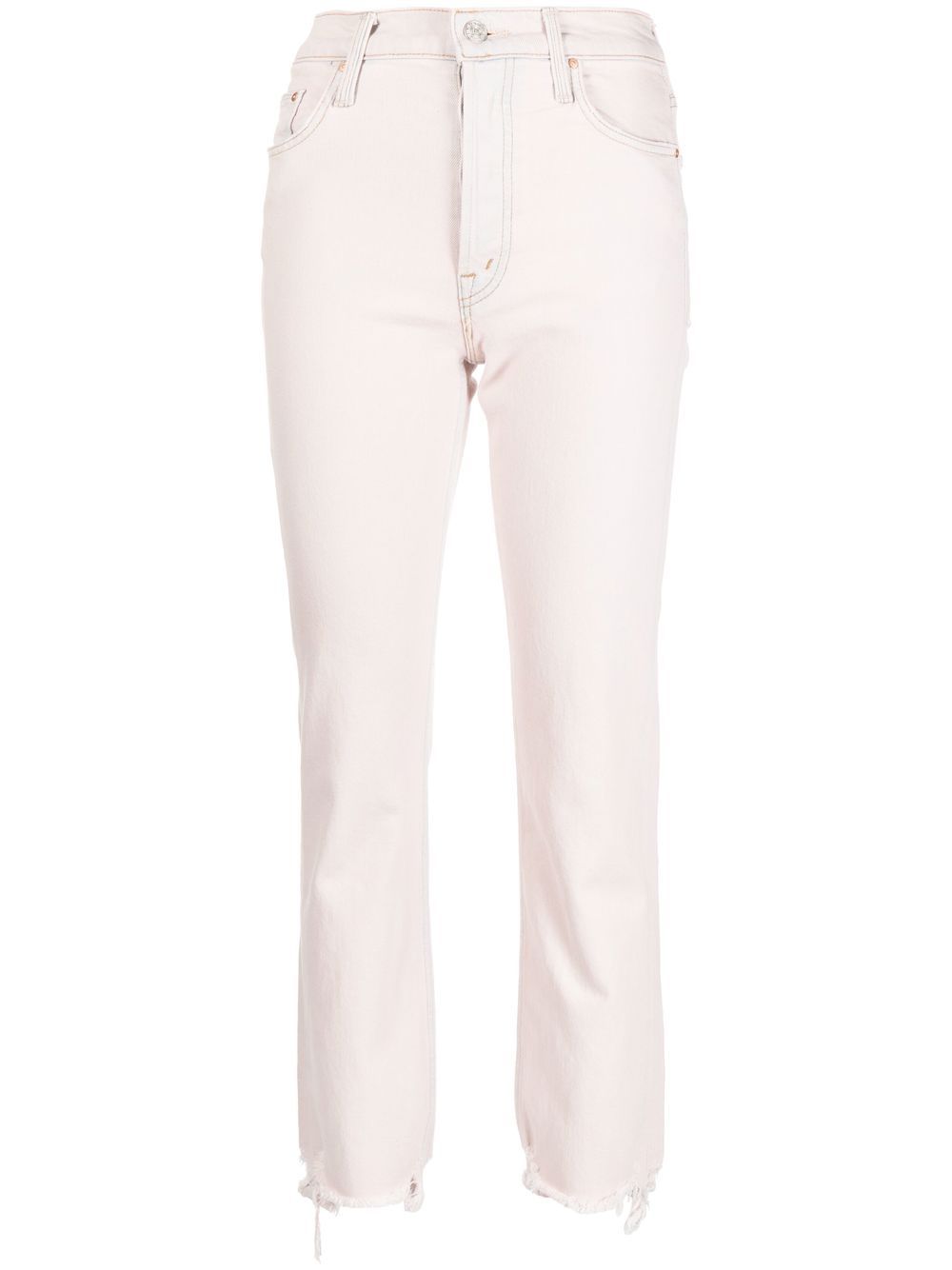 MOTHER stretch-cotton skinny jeans - Pink von MOTHER