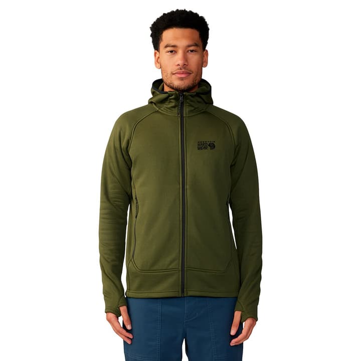 Mountain Hardwear M Sendura™ Hoody Fleecejacke olive von MOUNTAIN HARDWEAR