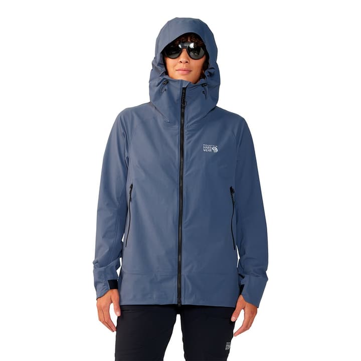 Mountain Hardwear W Chockstone™ Alpine LT Hooded Jacket Trekkingjacke grau von MOUNTAIN HARDWEAR