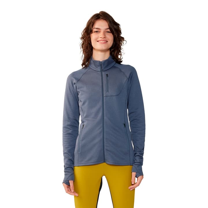 Mountain Hardwear W Glacial Trail™ Full Zip Fleecejacke grau von MOUNTAIN HARDWEAR