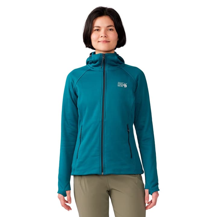 Mountain Hardwear W Sendura™ Hoody Fleecejacke petrol von MOUNTAIN HARDWEAR