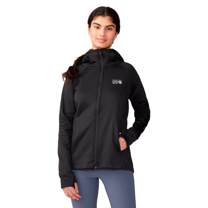 Mountain Hardwear W Sendura™ Hoody Fleecejacke schwarz von MOUNTAIN HARDWEAR