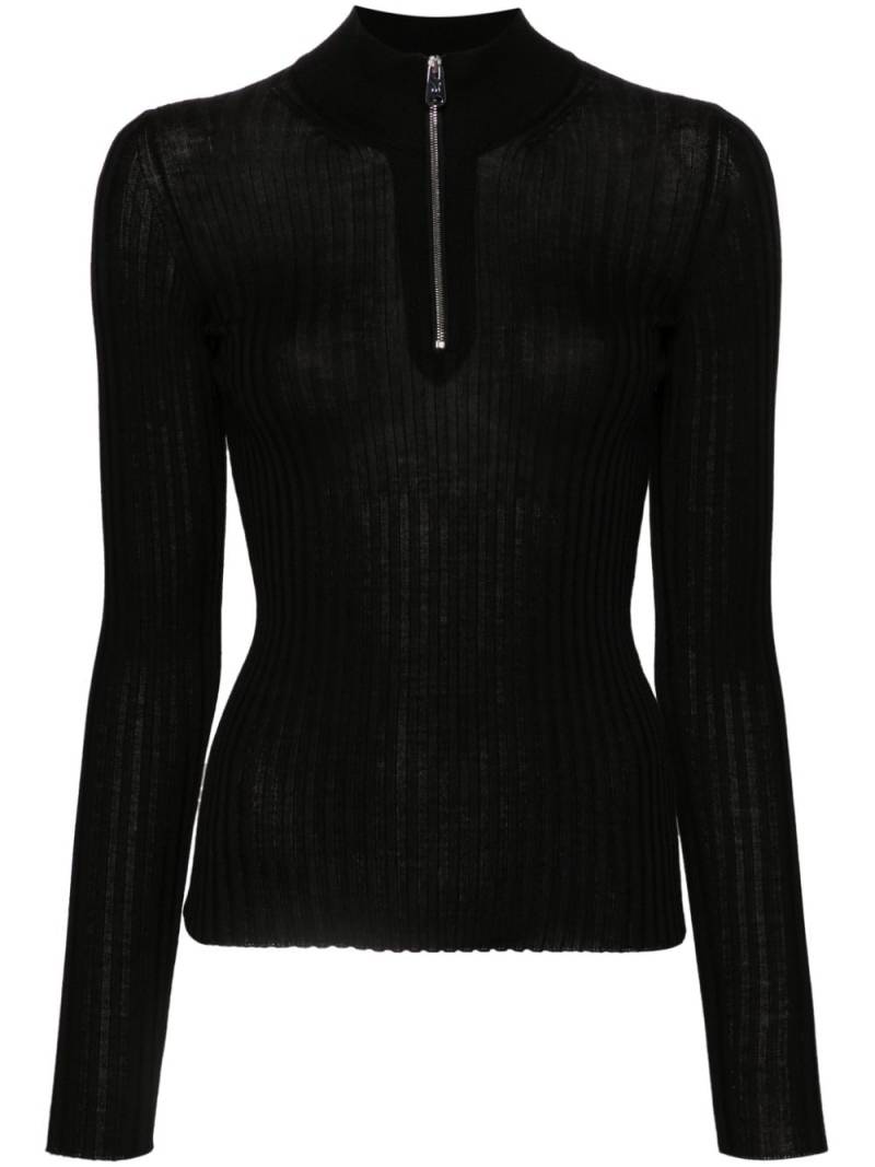 MRZ ribbed sweater - Black von MRZ