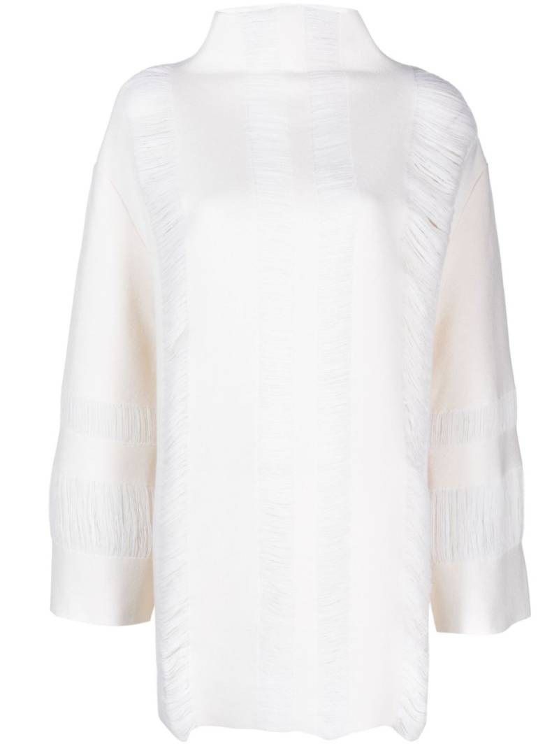 MRZ roll-neck drop-shoulder jumper - White von MRZ