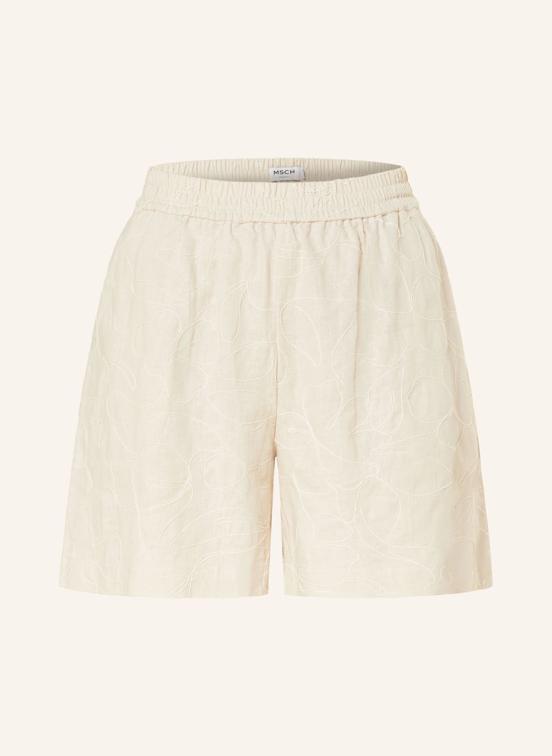 Msch Copenhagen Shorts Mschilektra beige von MSCH COPENHAGEN