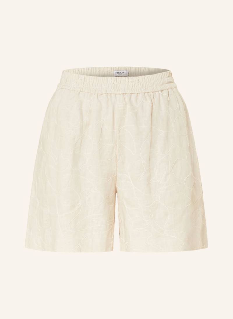 Msch Copenhagen Shorts Mschilektra beige von MSCH COPENHAGEN