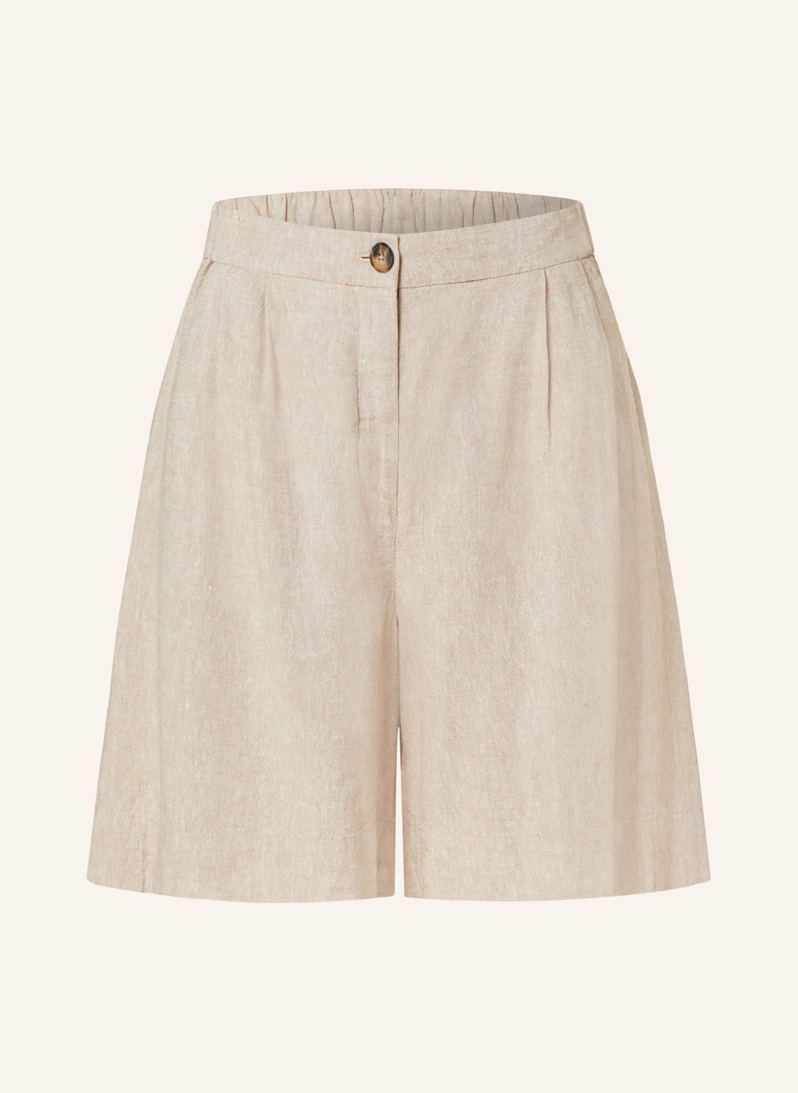 Msch Copenhagen Shorts Mschjovene Ginia Mit Leinen beige von MSCH COPENHAGEN