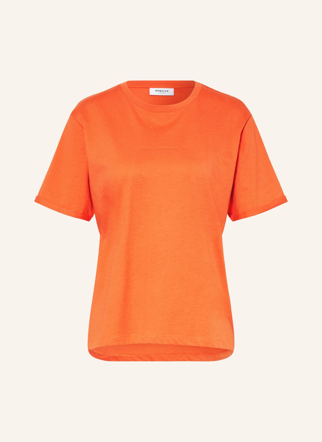 Msch Copenhagen T-Shirt Mschterina orange von MSCH COPENHAGEN