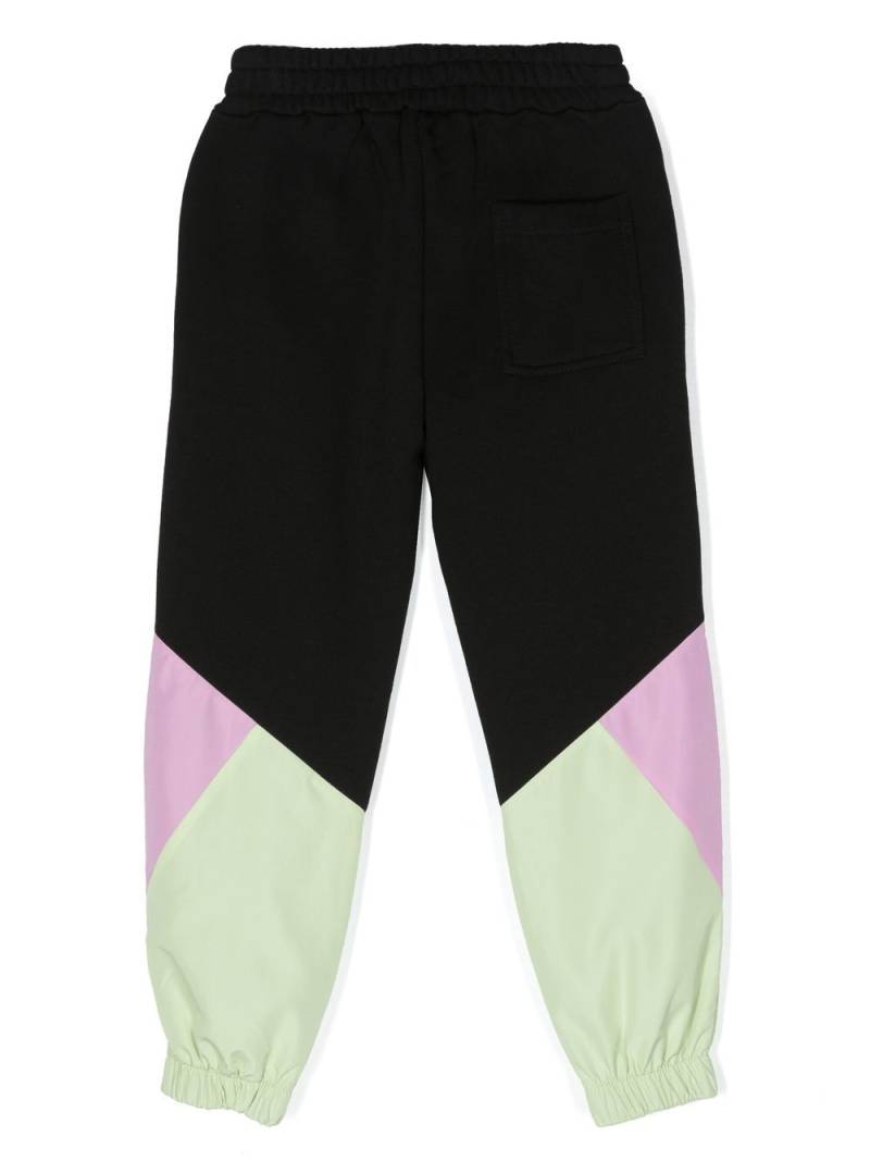 MSGM Kids colour-block track pants - Black von MSGM Kids