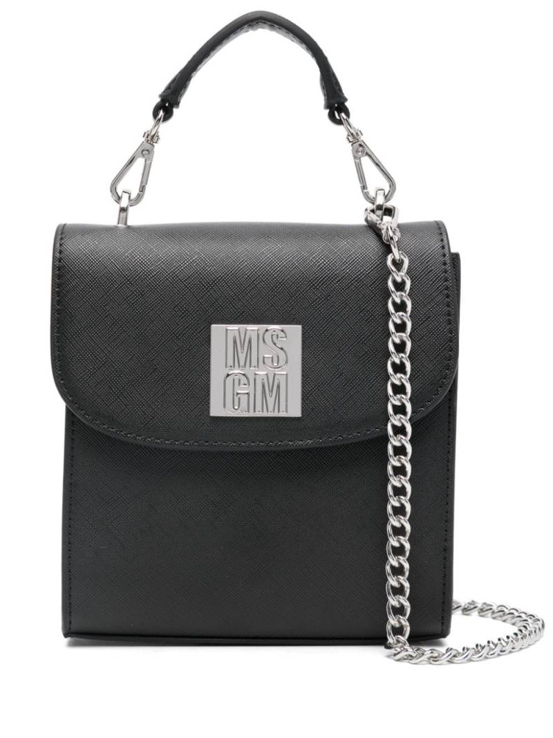 MSGM Kids faux-leather shoulder bag - Black von MSGM Kids