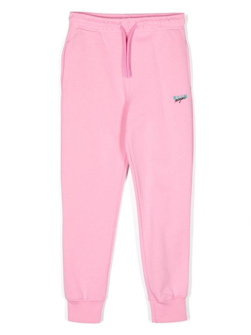 MSGM Kids fleece track pants - Pink von MSGM Kids