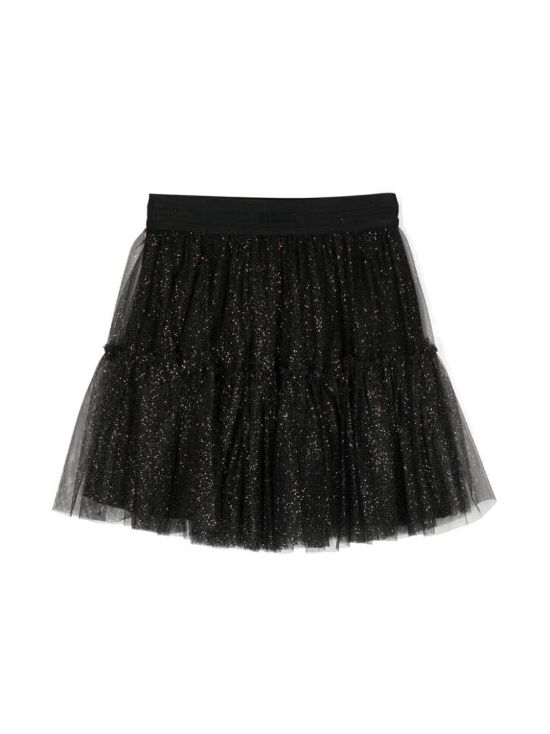 MSGM Kids glitter tulle skirt - Black von MSGM Kids