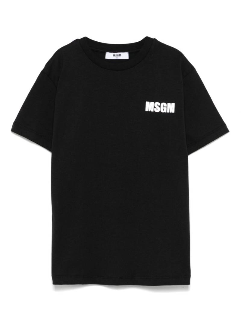 MSGM Kids logo-print T-shirt - Black von MSGM Kids