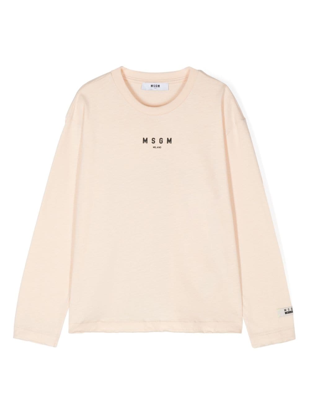 MSGM Kids logo-print T-shirt - Neutrals von MSGM Kids