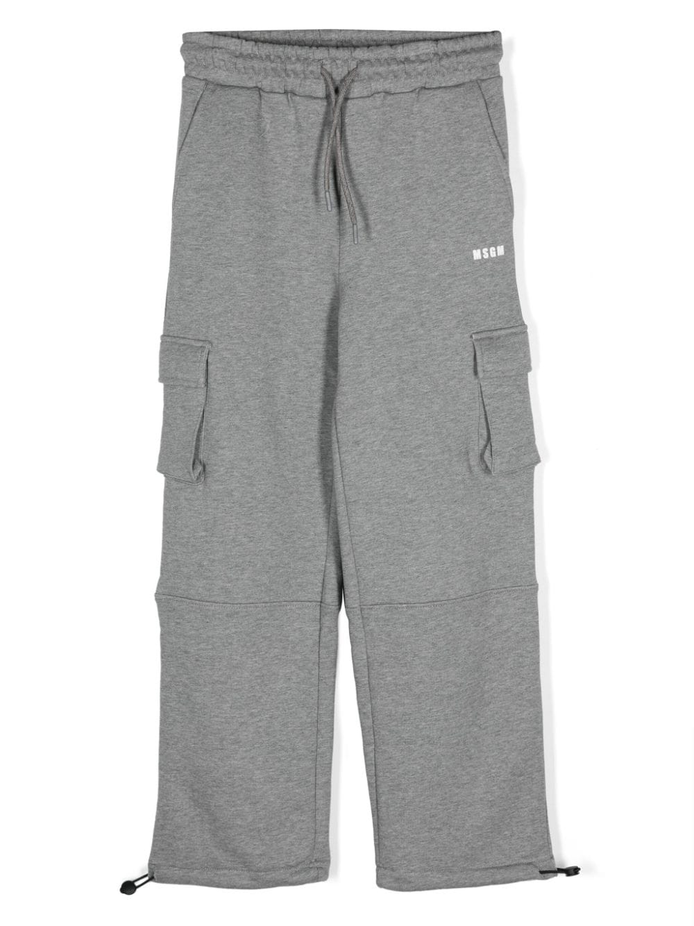 MSGM Kids logo-print cargo track pants - Grey von MSGM Kids