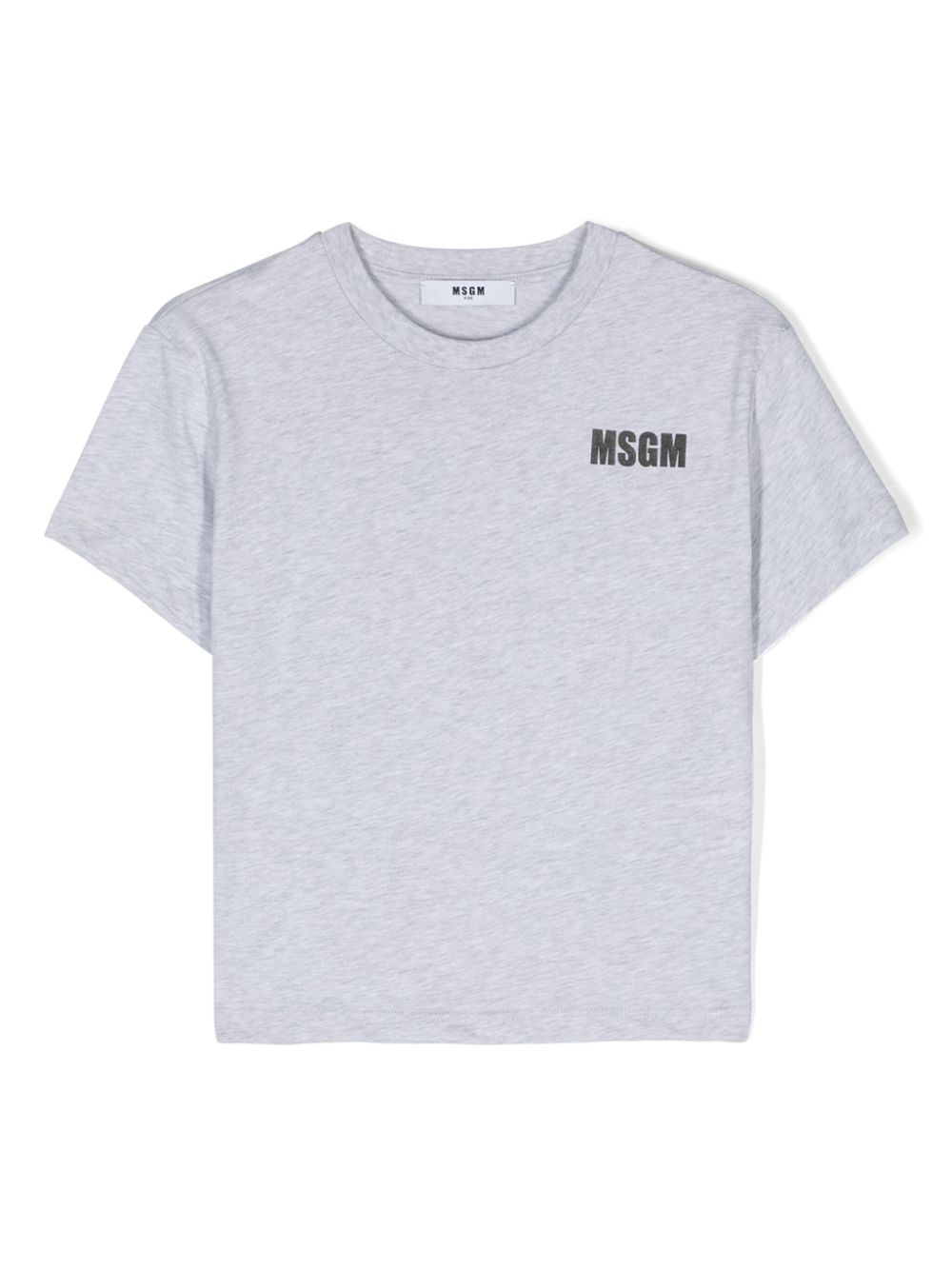 MSGM Kids logo-print cotton T-shirt - Grey von MSGM Kids