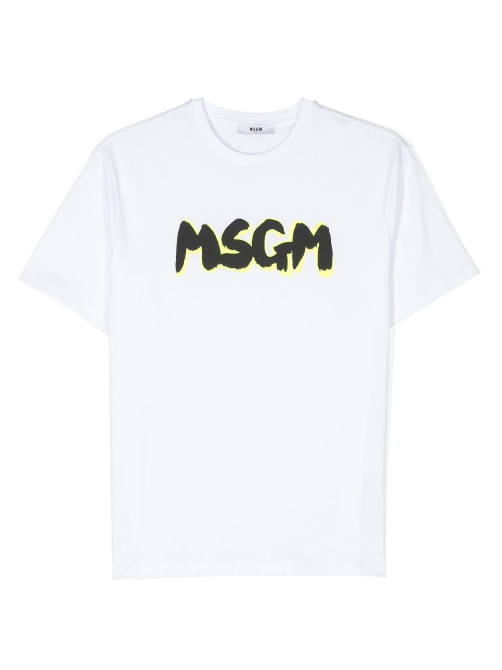 MSGM Kids logo-print cotton T-shirt - White von MSGM Kids