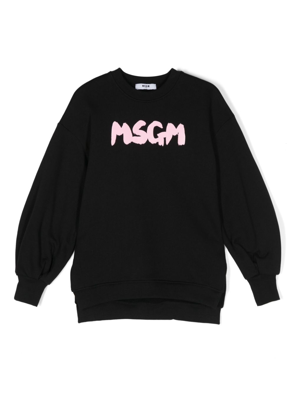 MSGM Kids logo-print cotton sweatshirt - Black von MSGM Kids