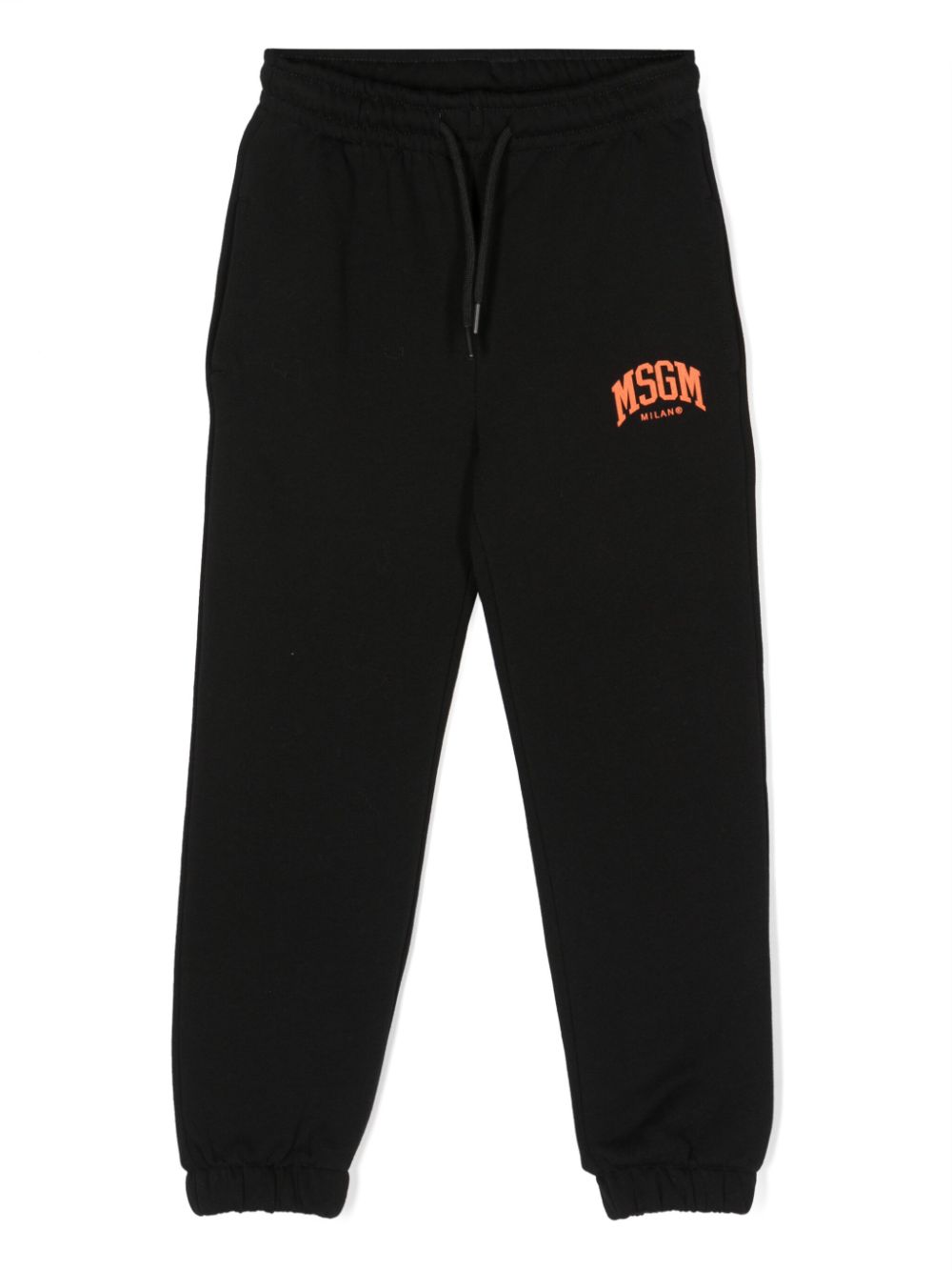 MSGM Kids logo-print cotton track pants - Black von MSGM Kids