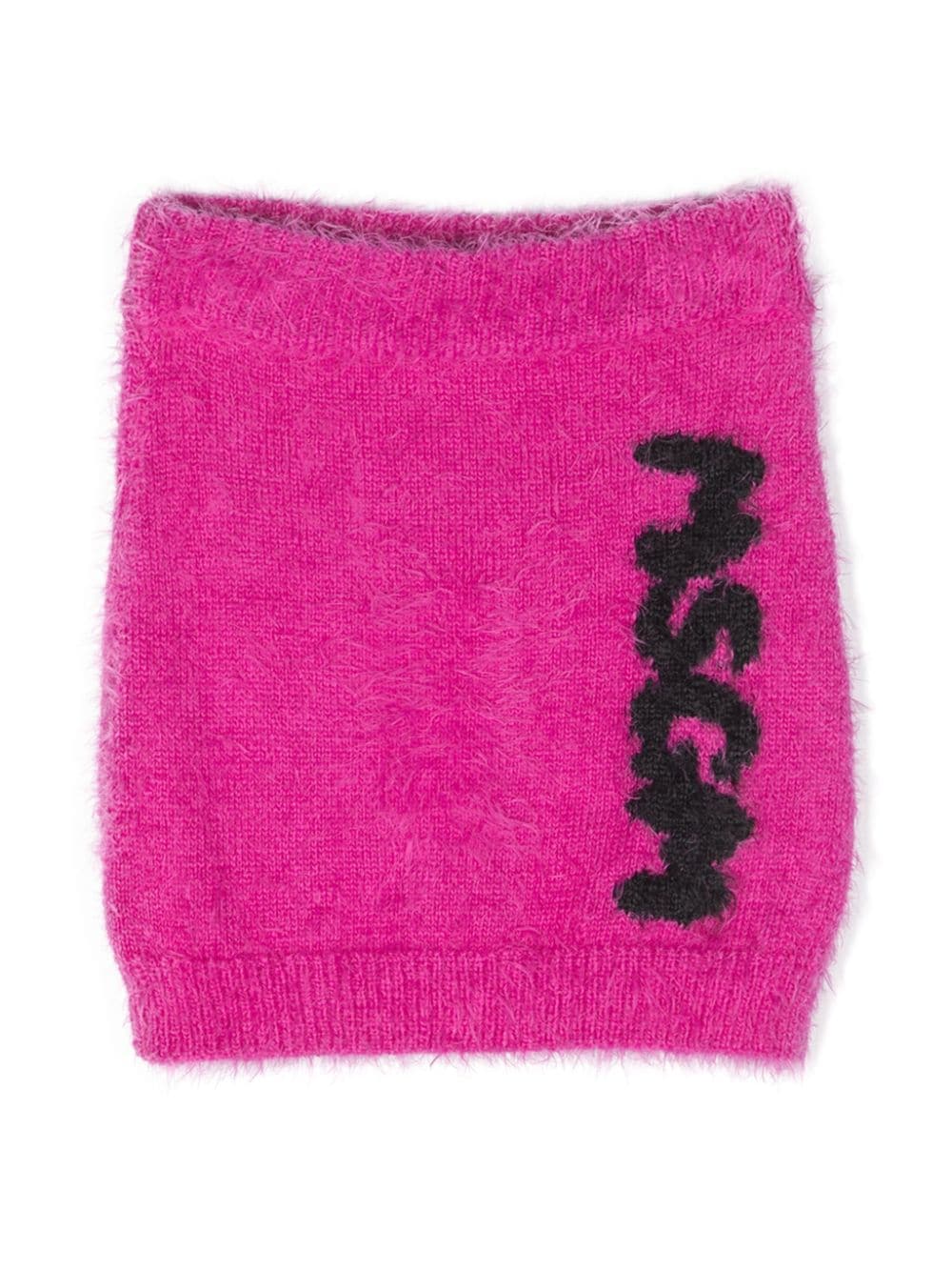 MSGM Kids logo-print slip-on skirt - Pink von MSGM Kids