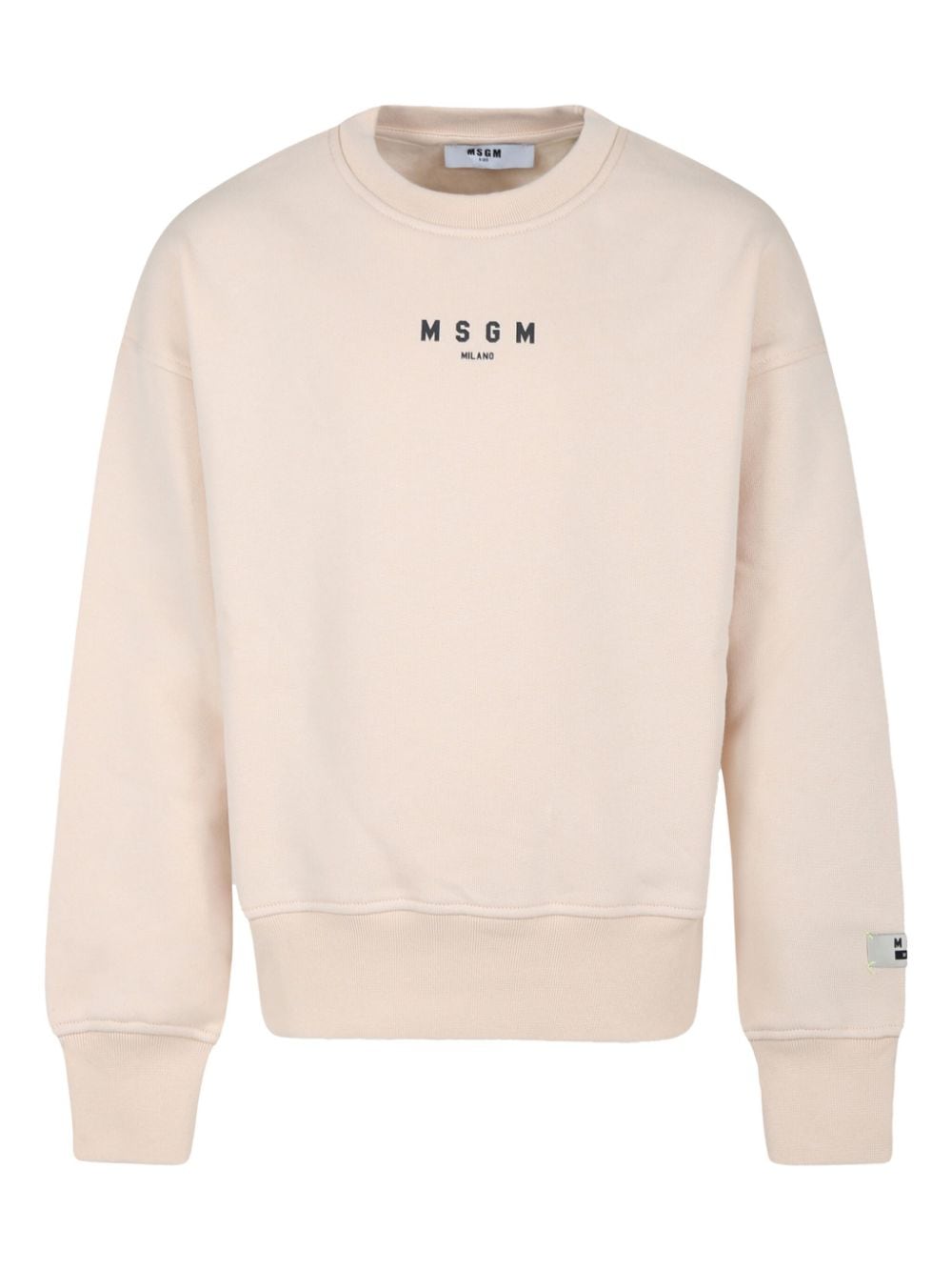 MSGM Kids logo-print sweatshirt - Neutrals von MSGM Kids