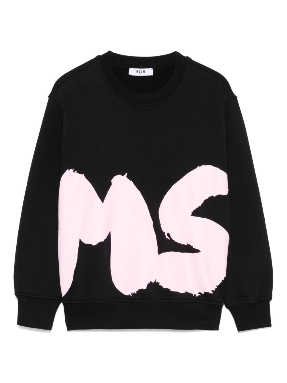 MSGM Kids logo-print sweatshirt - Black von MSGM Kids