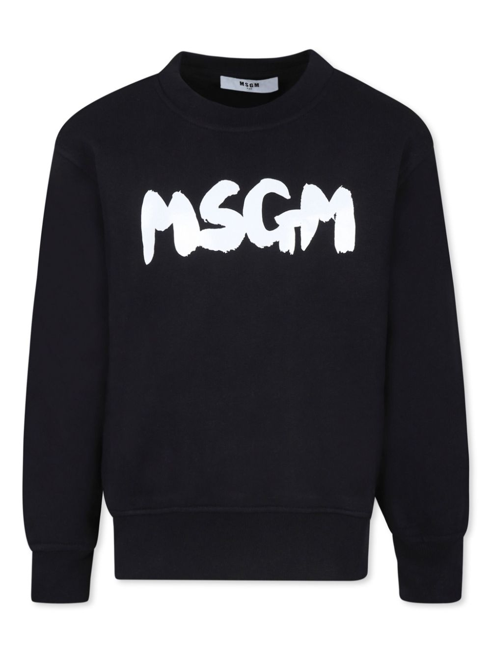 MSGM Kids logo-print sweatshirt - Black von MSGM Kids