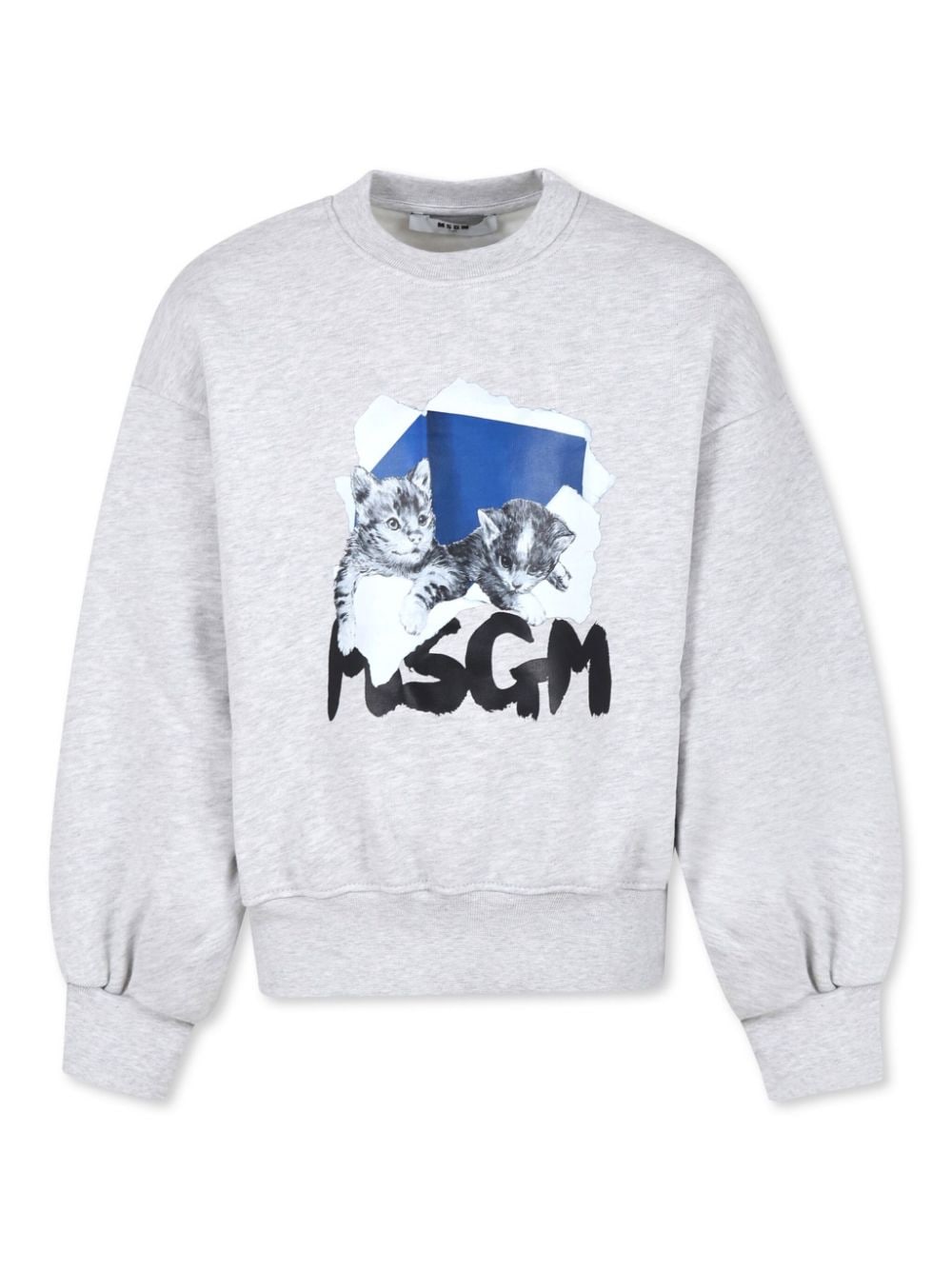 MSGM Kids logo-print sweatshirt - Grey von MSGM Kids