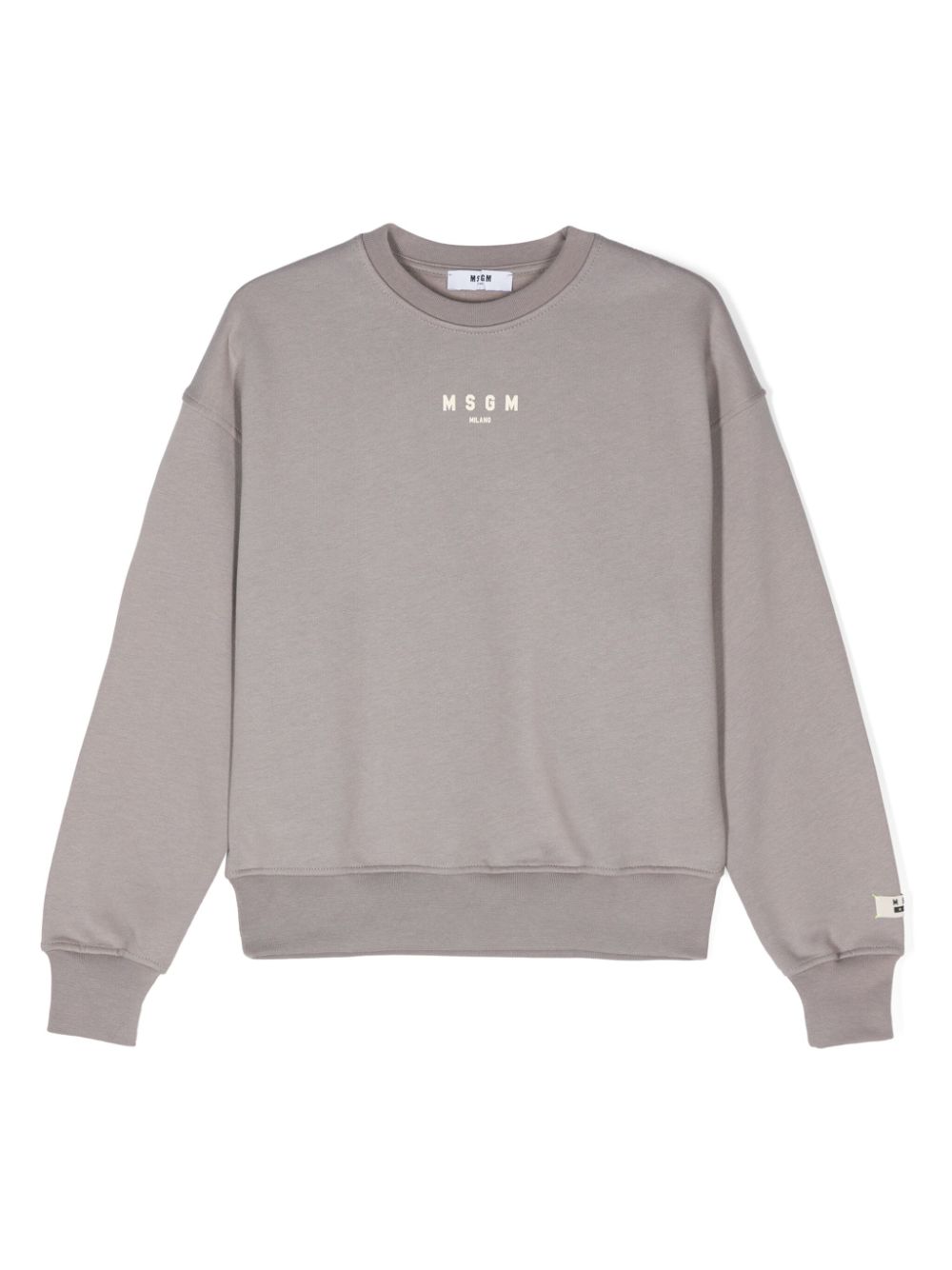 MSGM Kids logo-print sweatshirt - Grey von MSGM Kids