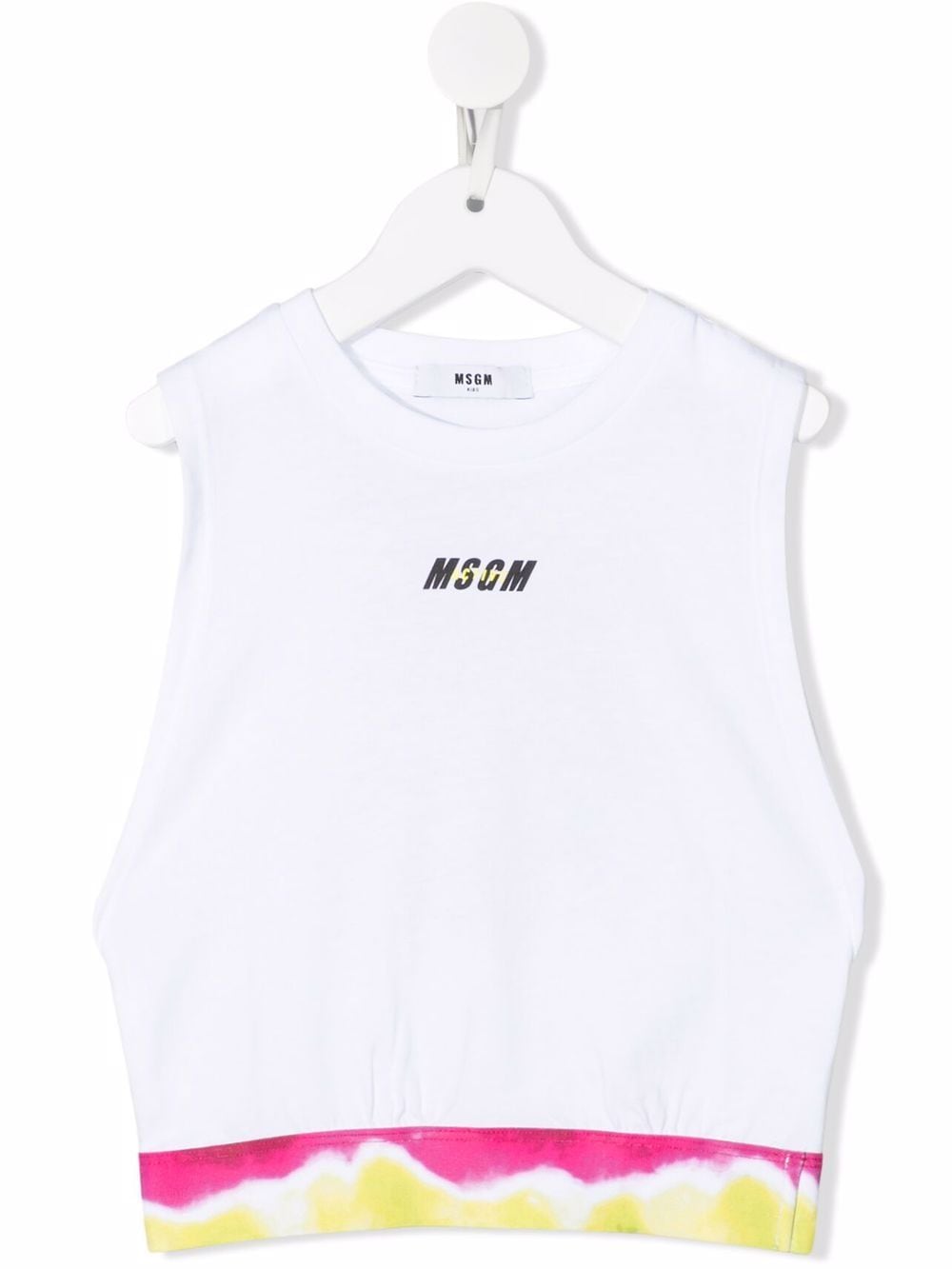 MSGM Kids logo-print tank top - White von MSGM Kids