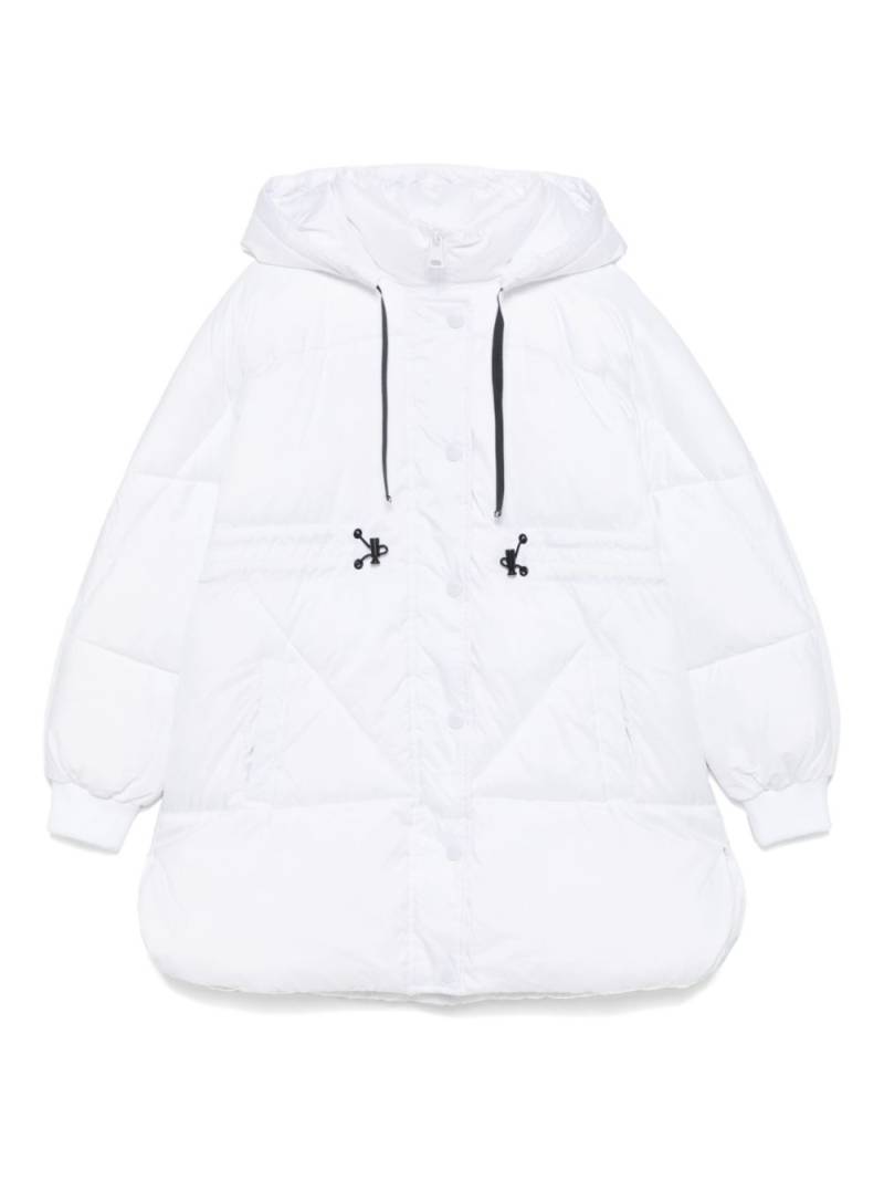 MSGM Kids quilted puffer jacket - White von MSGM Kids