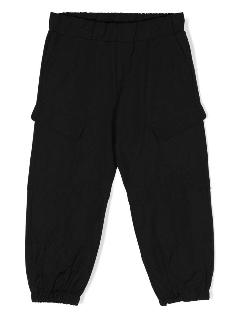 MSGM Kids slouchy cargo trousers - Black von MSGM Kids