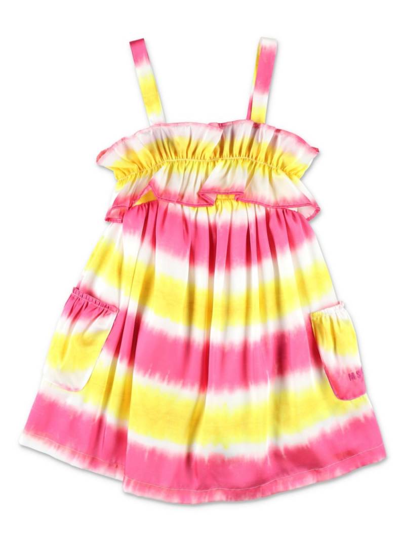 MSGM Kids tie-dye cotton dress - Pink von MSGM Kids