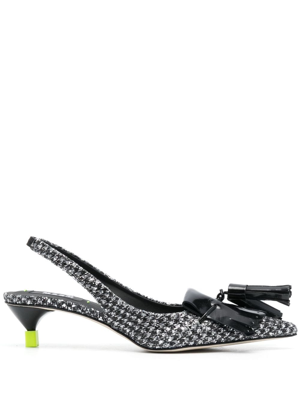 MSGM 55mm tweed pumps - Black von MSGM